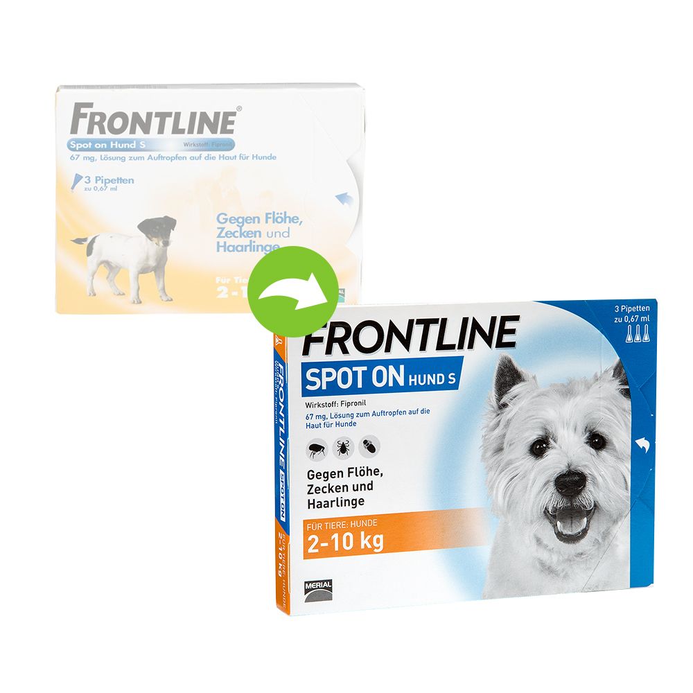Frontline� Spot on Hund S - 6 Pipetten x 0,67 ml
