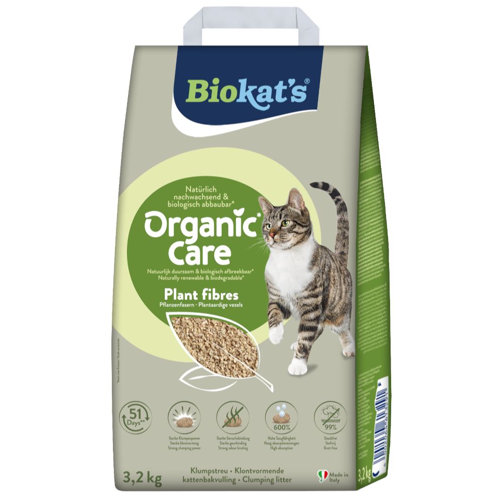 Biokat's Organic Care Pflanzenfasern.- 8 l (ca. 3,2 kg)