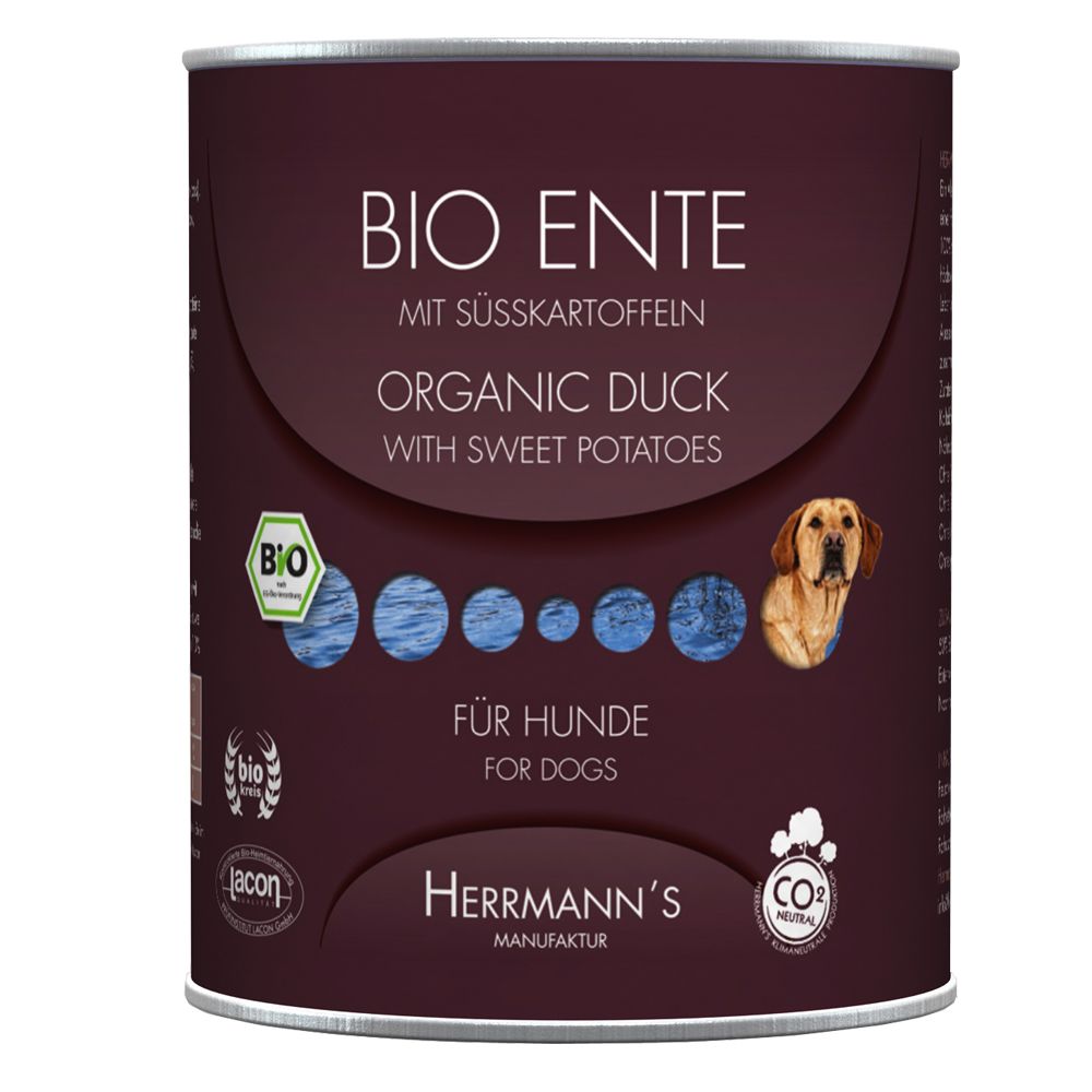 Herrmanns Menü getreidefrei 6 x 800 g - Bio Pute mit Obst