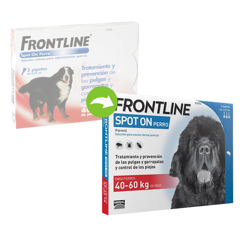 Image of Frontline® Spot-On para perros de más de 40 kg - 2 x 3 pipetas 03661103004677
