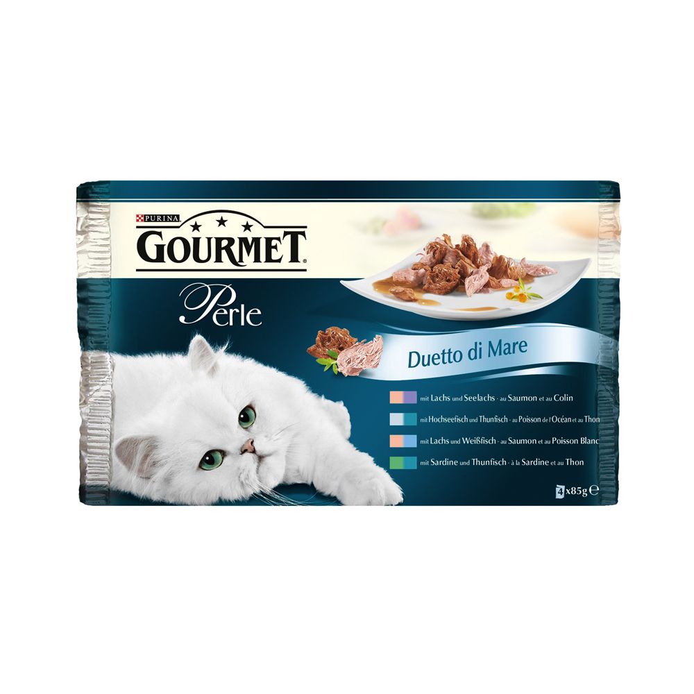 Gourmet Pachet mixt de testare 4 x 85 g - Perle: Seaside Duo