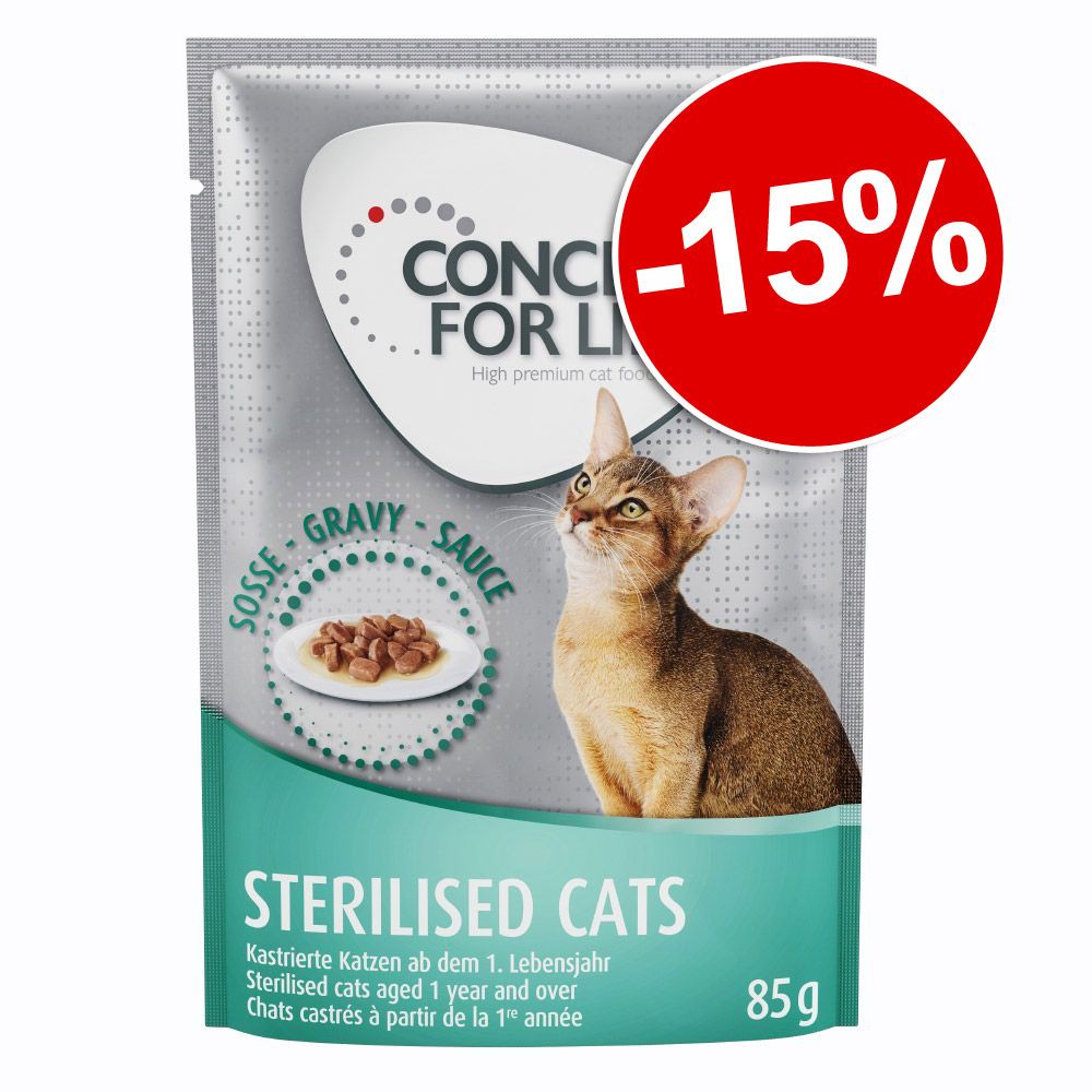 Sachets Concept for Life 24 x 85 g pour chat : 15 % de remise ! - British Shorthair Adult