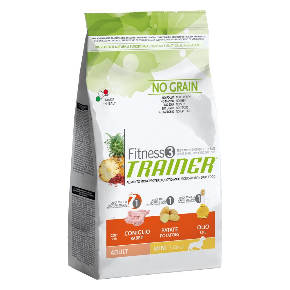 Image of Trainer Fitness 3 Adult Mini con conejo y patatas - 2 x 7,5 kg - Pack ahorro 08059149035413