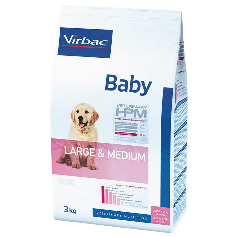 Image of Virbac Veterinary HPM Baby Large & Medium - 12 kg 03561963600159