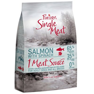 - Purizon Single Meat Adult Lachs mit Spinat - getreidefrei Purizon Single Meat Adult Lachs mit Spinat - getreidefrei