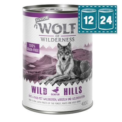 - Sparpaket Wolf of Wilderness Senior - "Wild Hills" - Ente Sparpaket Wolf of Wilderness Senior - "Wild Hills" - Ente
