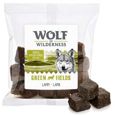 - Wolf of Wilderness Snack Wolfshappen "Green Fields" - Lamm Wolf of Wilderness Snack Wolfshappen "Green Fields" - Lamm