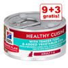 9 + 3 gratis! 12 x 79 g Hill's SP Adult Healthy Cuisine Spezzatino - con Pollo e Verdure