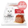 2 + 1 gratis! 3 x Gourmet Revelations Mousse - 144 x 57 g Salmone e Tonno