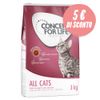 5 € DI SCONTO! 2 x 3 kg Concept for Life Crocchette per gatti - Light Adult