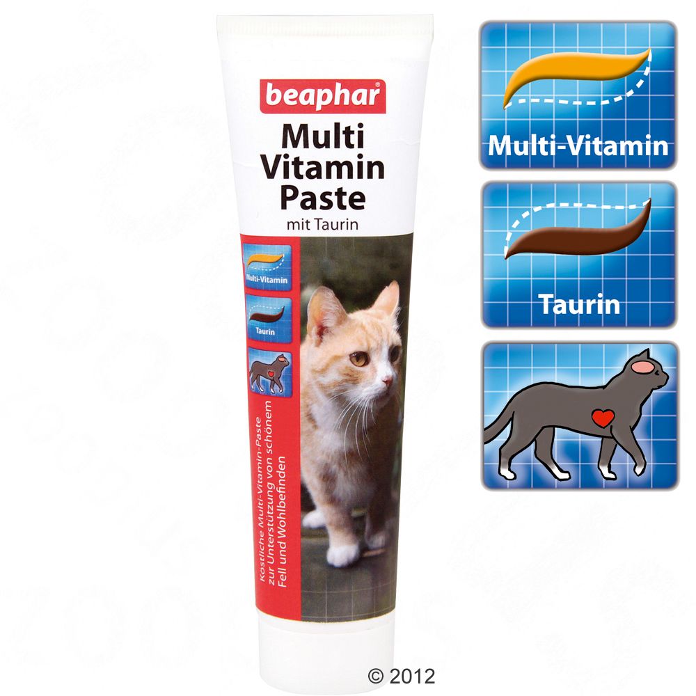 Image of Beaphar pasta multivitaminas con taurina para gatos - 250 g 08711231129652