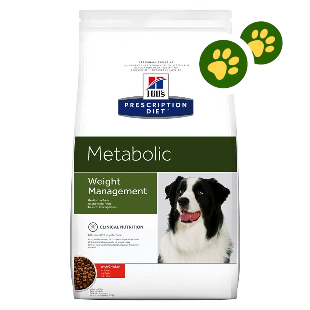 12kg Metabolic Weight Management poulet Prescription Diet Hill's Croquettes pour Chien : zooPoints x