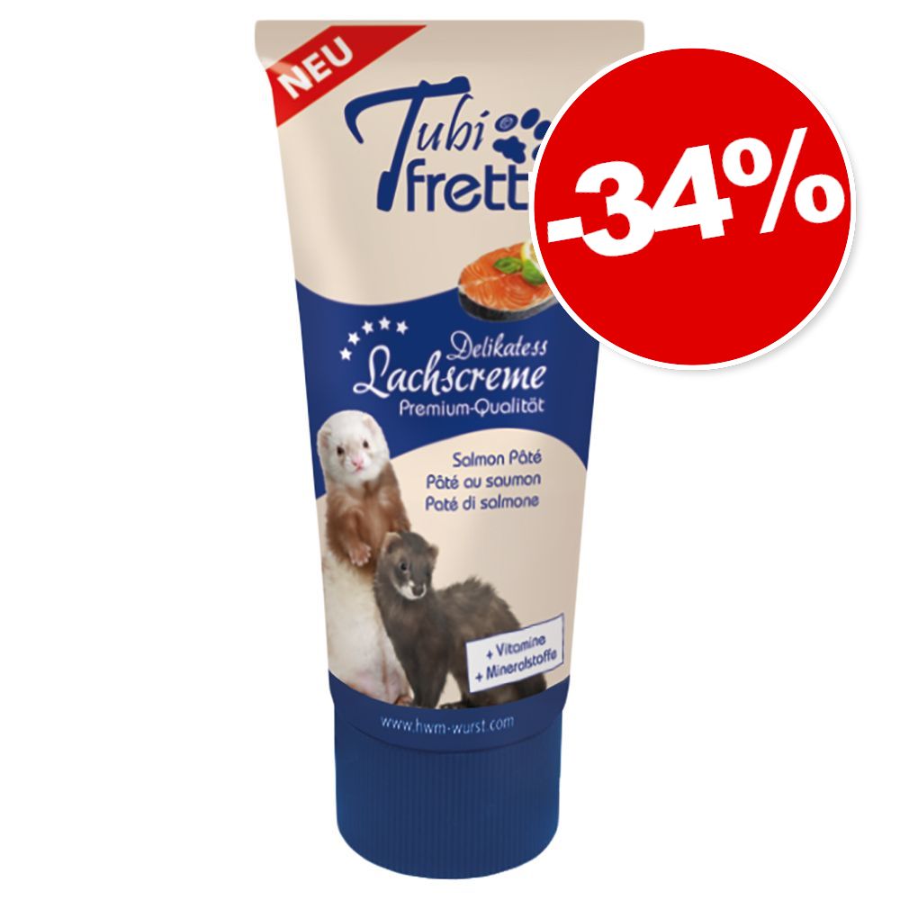 2x75 g Tubifrett Pâte au saumon pour furet