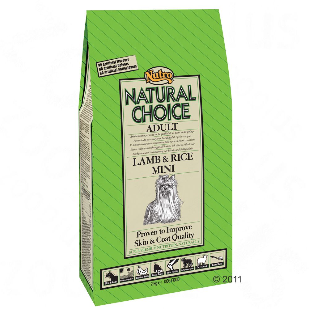Image of Nutro Natural Choice Adult Mini Cordero y arroz - 2 x 7 kg - Pack Ahorro 05998749114223