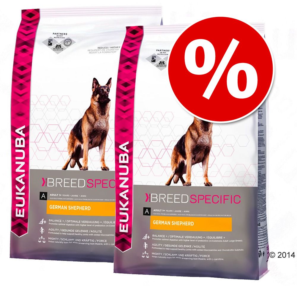 Image of Pack Ahorro: Eukanuba Breed 2 x 7,5/12 kg - Cocker Spaniel - 2 x 7,5 kg 08710255120294