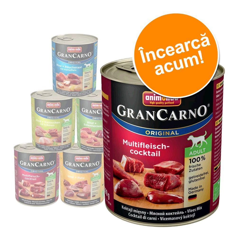 GranCarno Pachet asortat Animonda Original Adult 6 x 800 g - Mixt 1