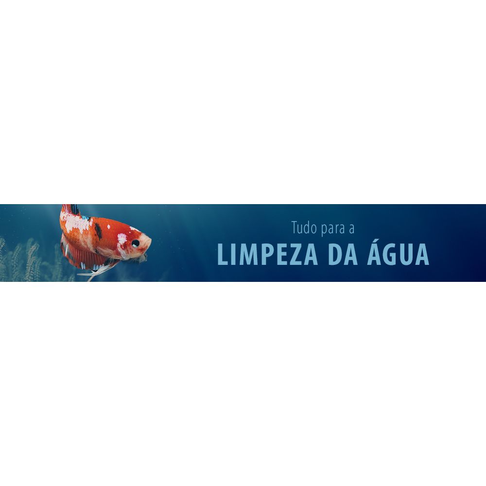 limpeza da água aquários