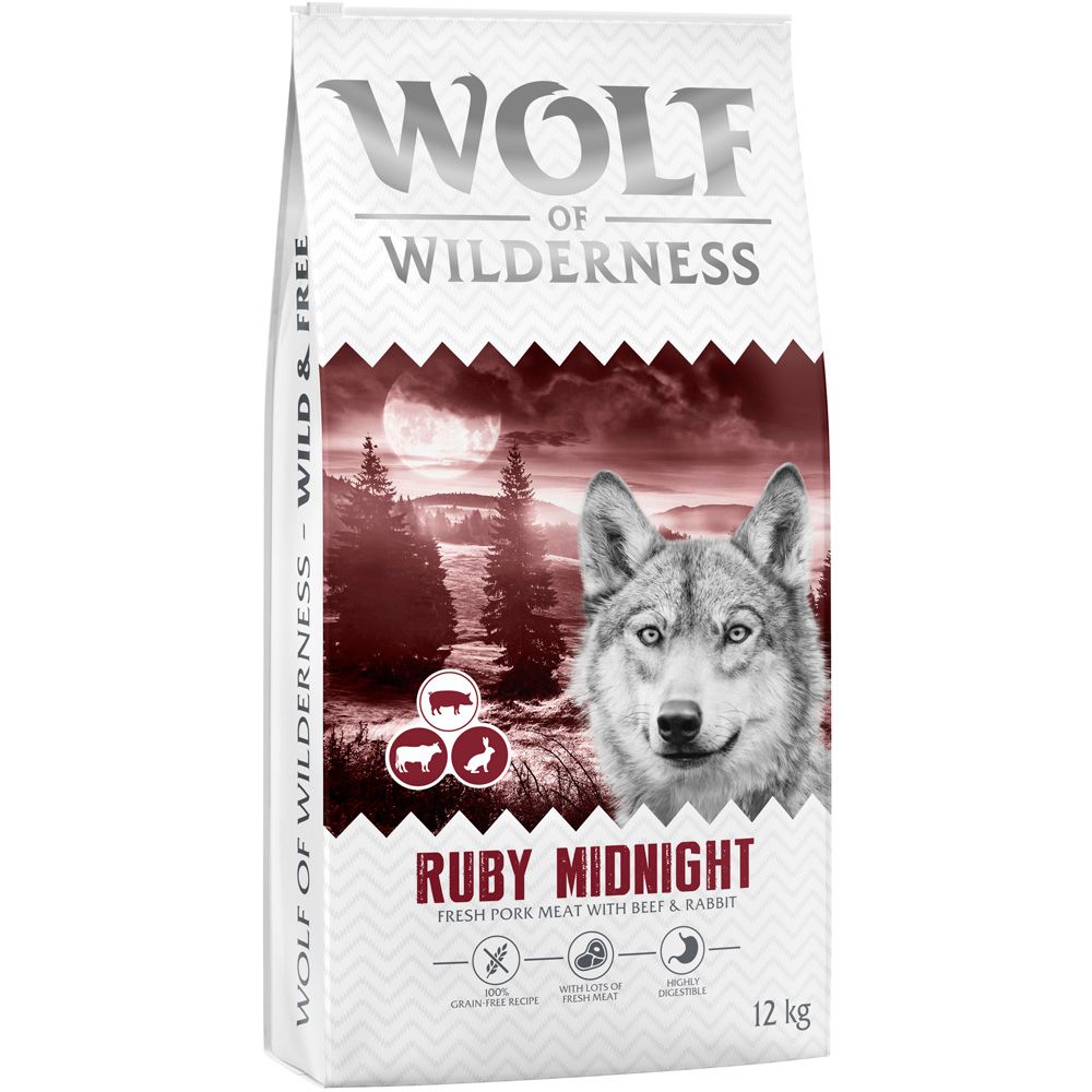 Wolf of Wilderness "Ruby Midnight" - Rind & Kaninchen.- 12 kg