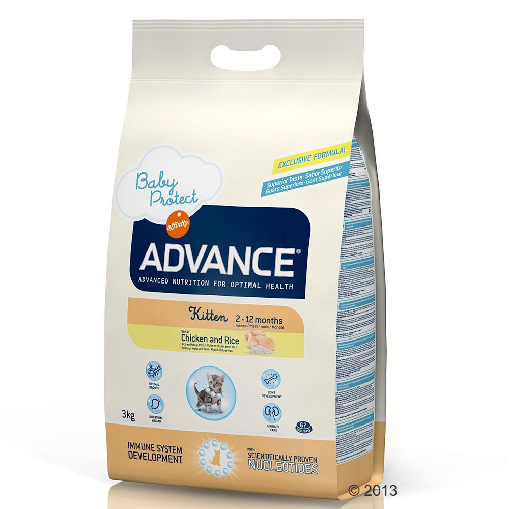 Image of Advance Kitten con pollo - 13 + 2 kg ¡gratis! 08410650166209