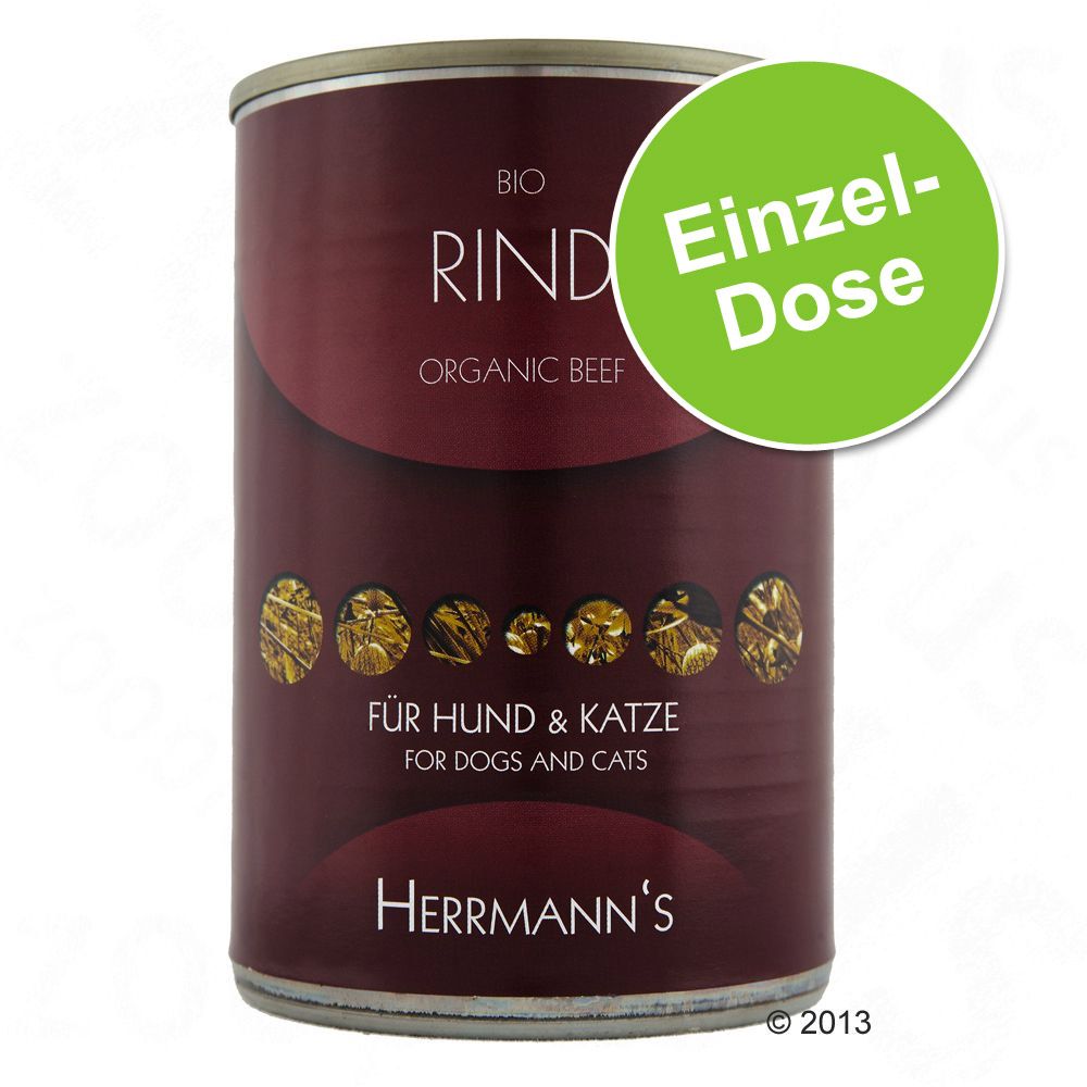 Herrmanns Fleisch Pur 1 x 400 g - Bio Pute Pur