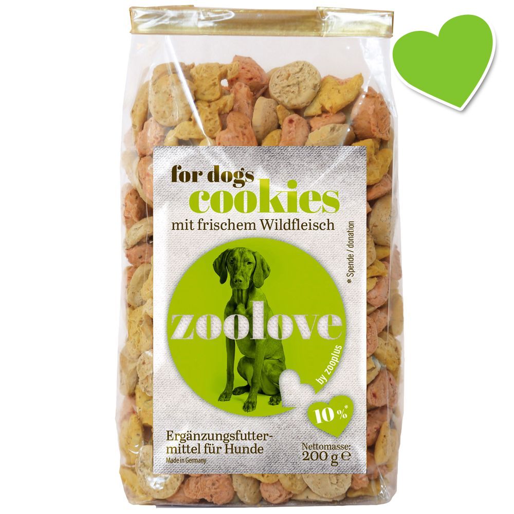 Image of Pack Ahorro: zoolove galletas para perros 2 x 200 g - Venado 04260358510972