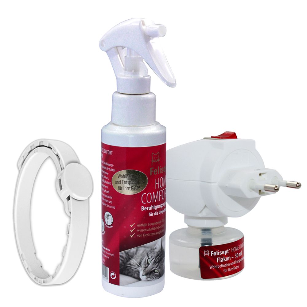 Image of Set completo Felisept Home Comfort - Difusor + recarga de 30 ml + spray + collar 04019181208002
