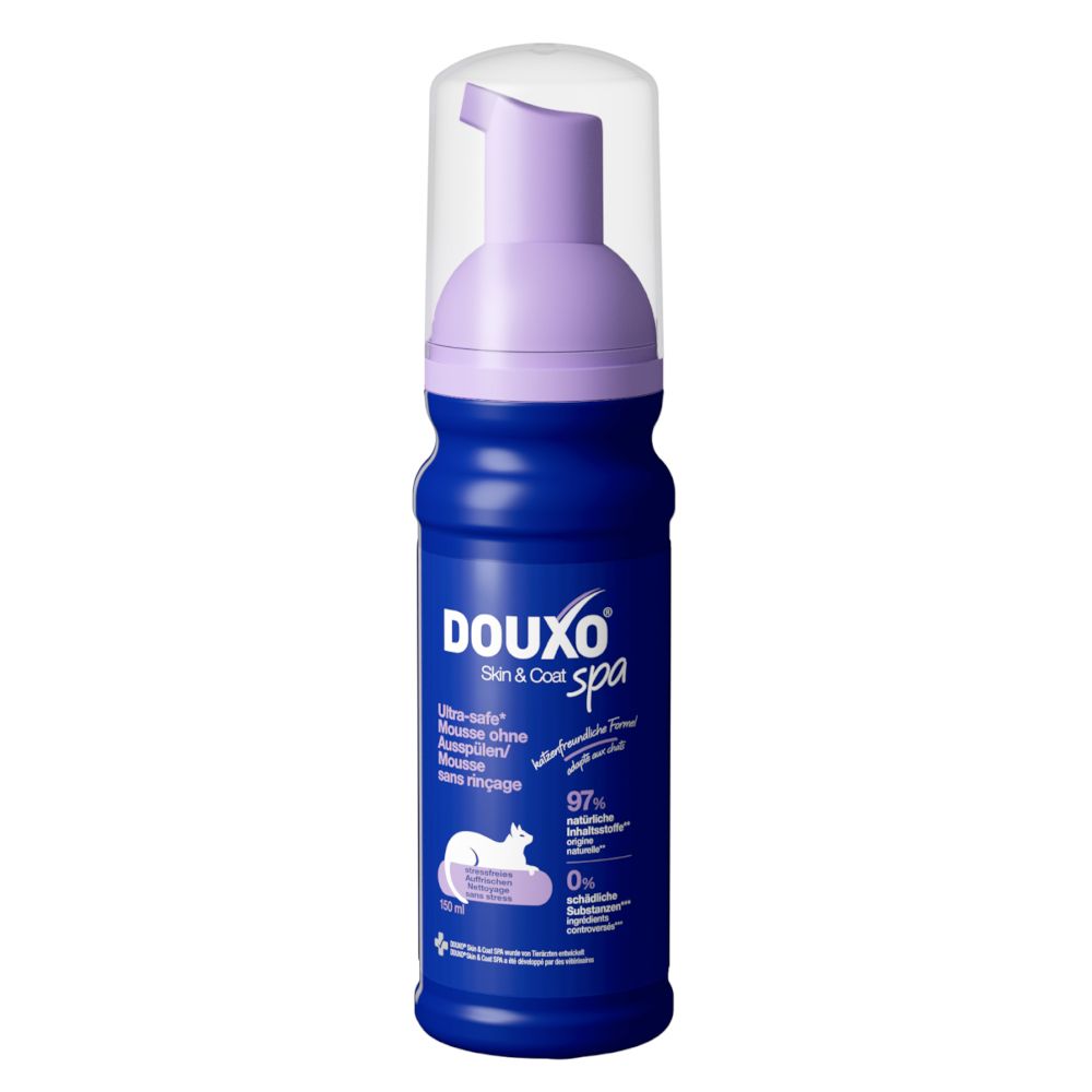 DOUXO Spa Haut & Fell Trockenshampoo für Katzen 150ml Hund