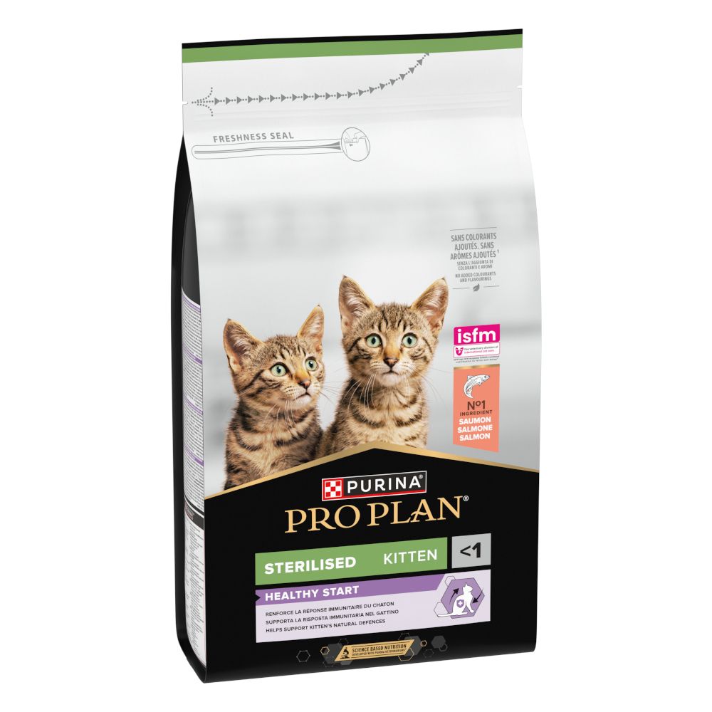 4x 1,5kg PRO PLAN Sterilised Kitten Healthy Start Lachs PURINA Katzenfutter trocken