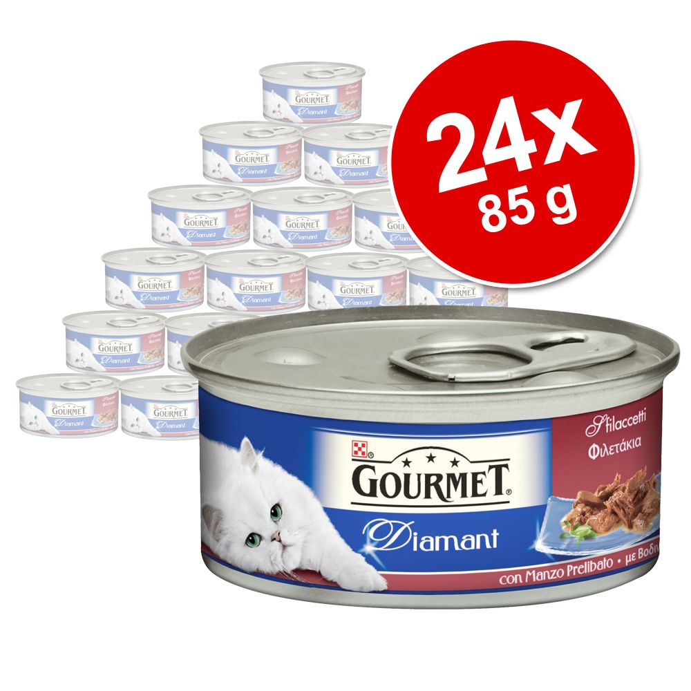 Image of Gourmet Diamant de carne 24 x 85 g - Pack Ahorro - Buey 00000080695790