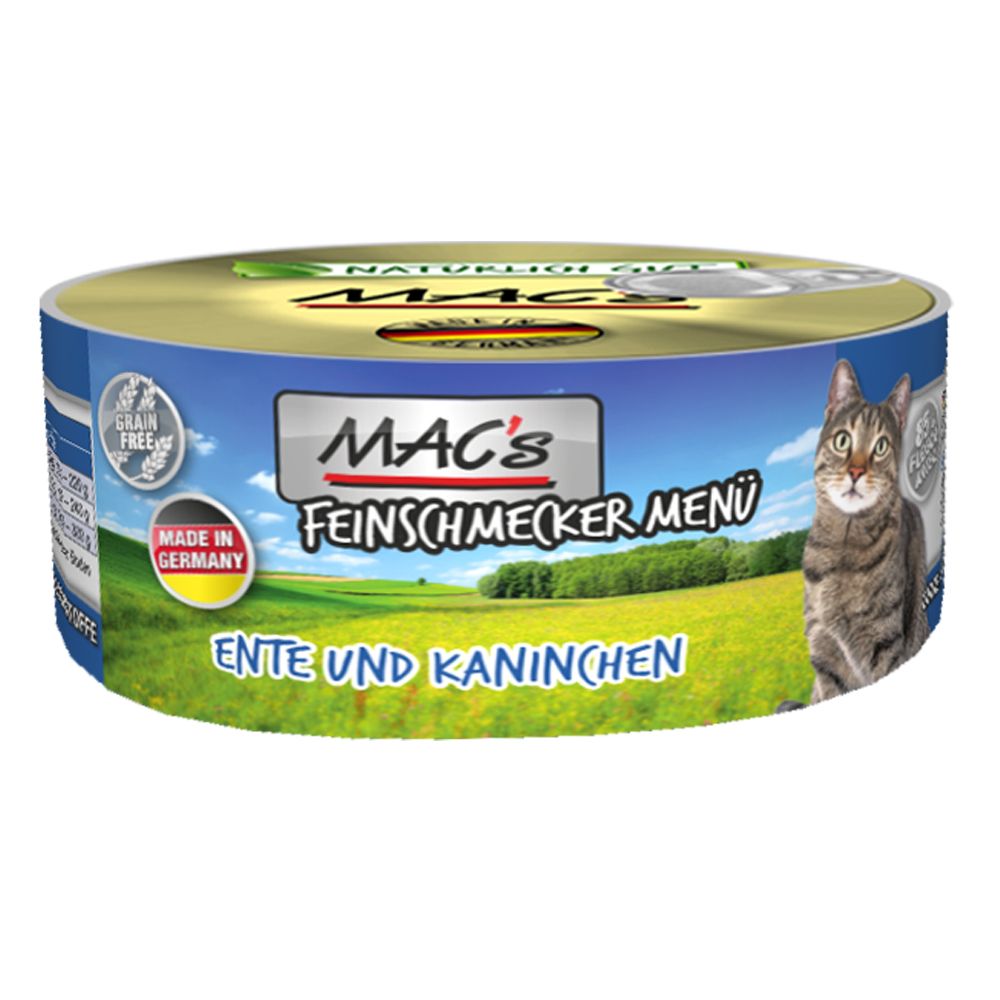 MAC's Pachet economic MAC´s Cat Gourmet 24 x 100 g - Rață & iepure