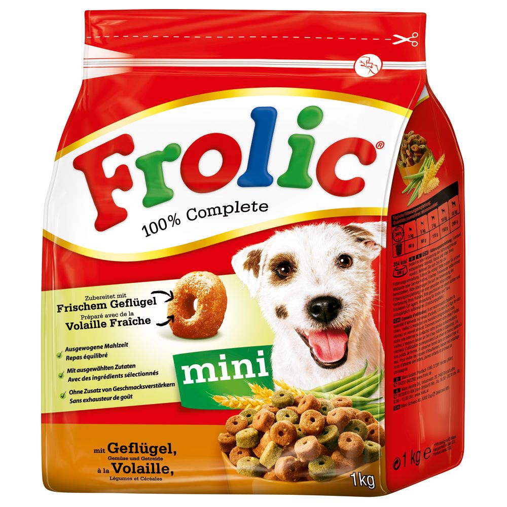 Frolic Complete Mini mit Gefl�gel - Sparpaket: 3 x 1 kg