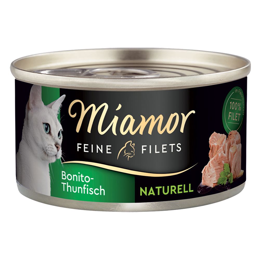 Sparpaket Miamor Feine Filets Naturelle 24 x 80 g.- Mix I (4 Sorten gemischt)