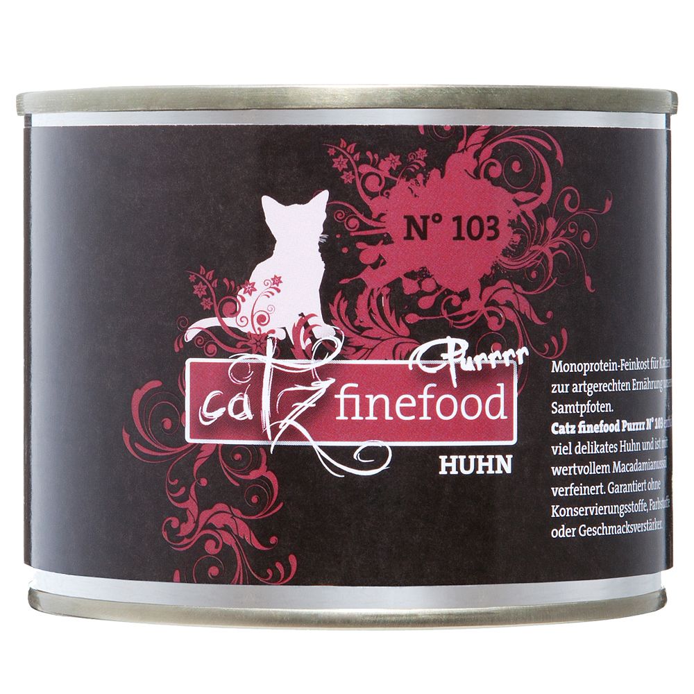 Catz Finefood Purrrr w puszkach, 6 x 200 g  190 g  No. 107, kangur (6 x 200 g)