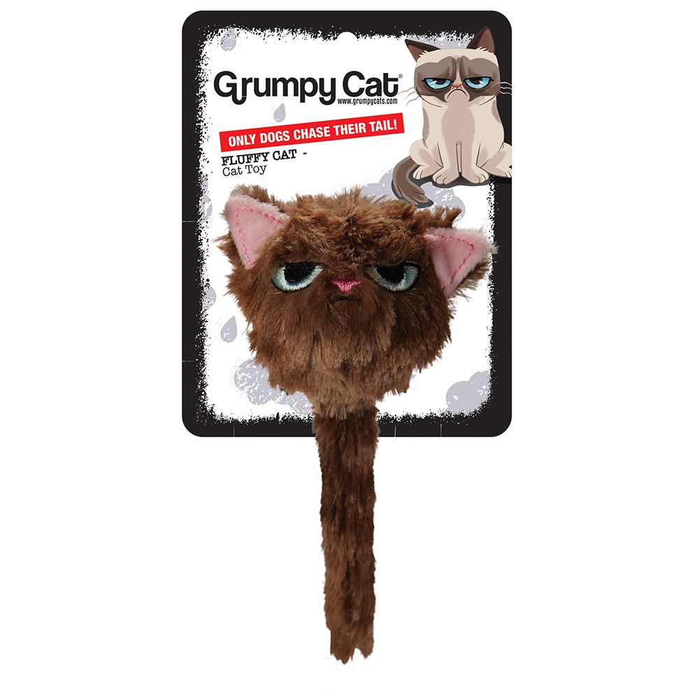 Image of Grumpy Cat juguete de peluche para gatos - 1 unidad 
