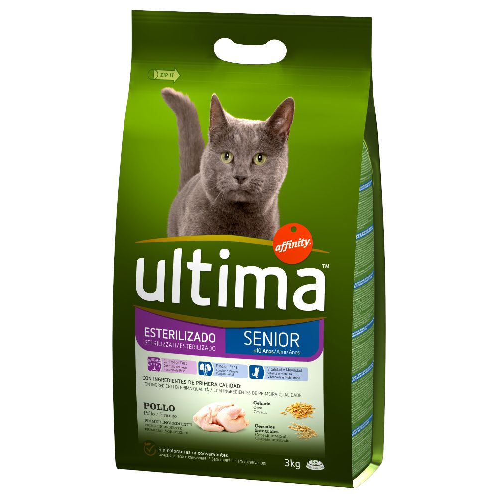 Ultima Sterilised Senior – Chicken - 3kg