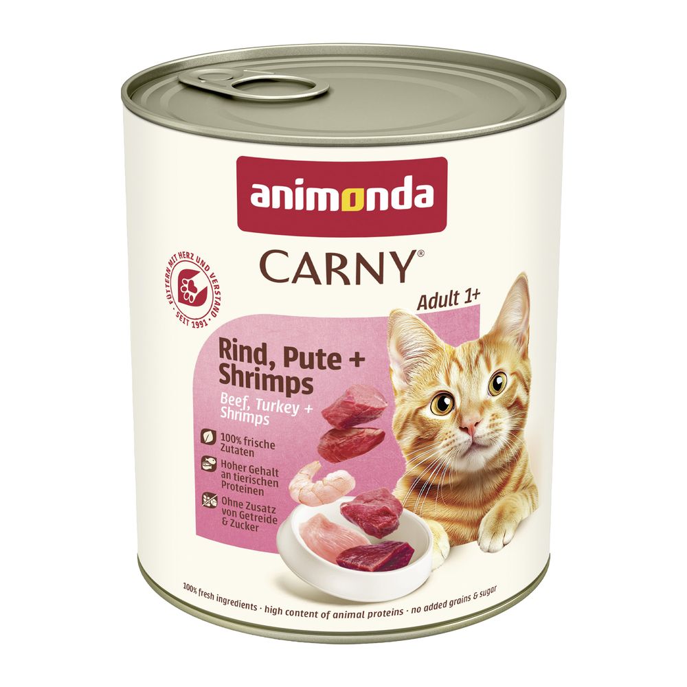24x 800g Adult - 3 Sorten Mix animonda Carny Katzenfutter nass