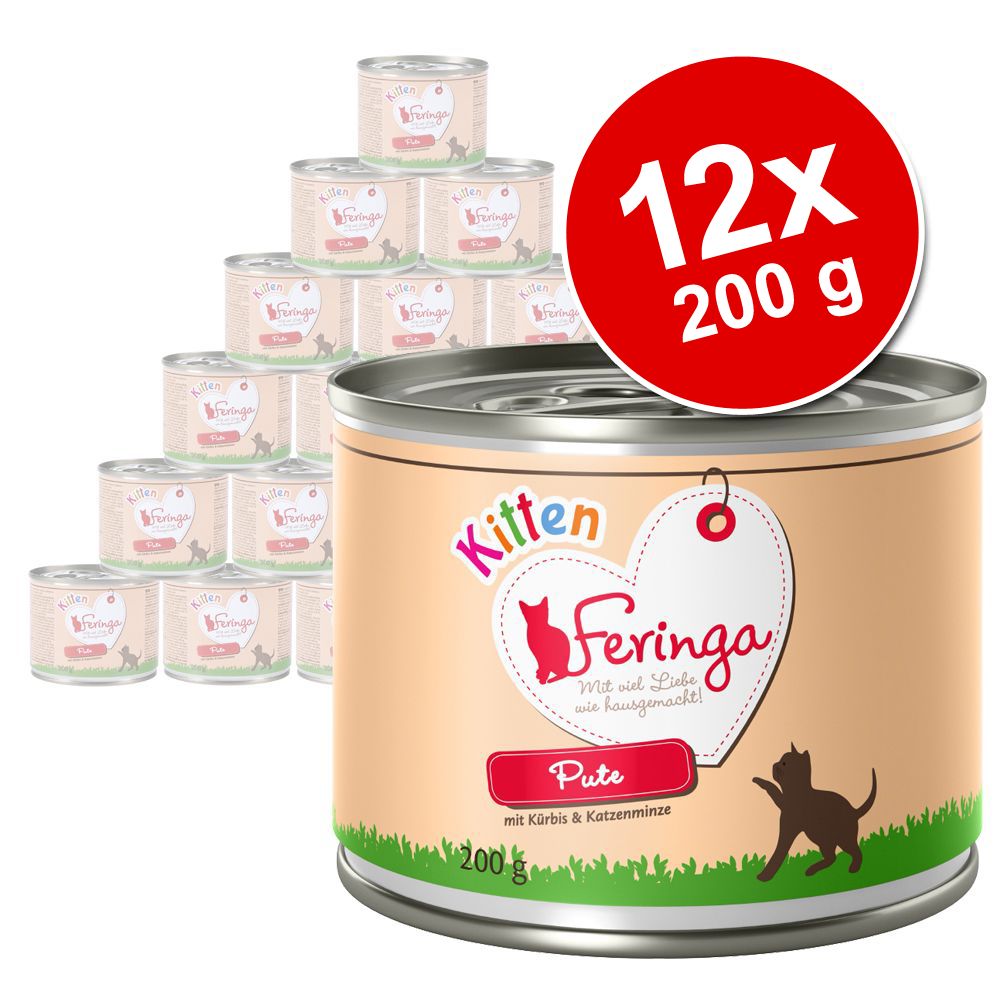 12x200g Pui & vițel Feringa Menu Kitten