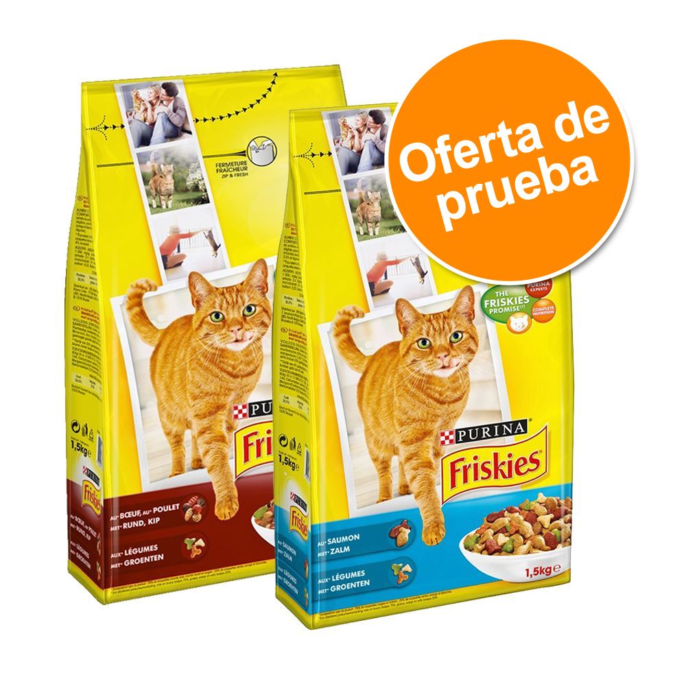 Image of Friskies pienso para gatos - Pack de prueba mixto - Adult 2 x 1,5 kg 07613031883974