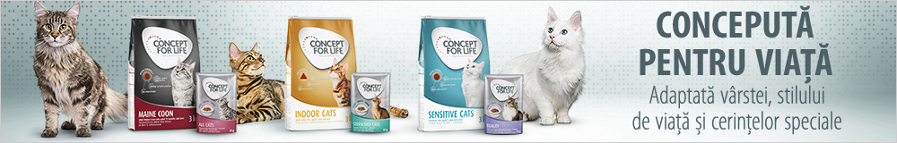 10% reducere Concept for Life caini si pisici