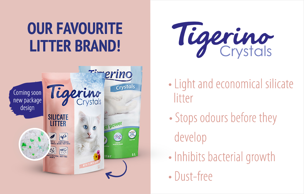 Tigerino Crystals Cat Litter Flower Scent zooplus.co.uk