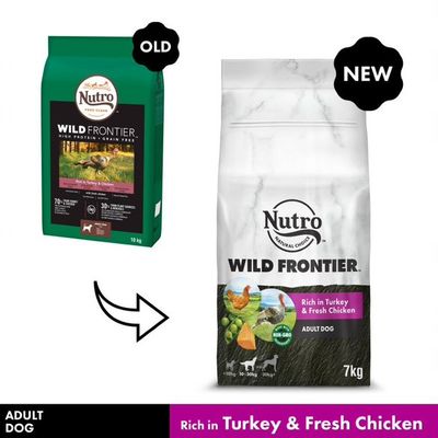 Nutro Wild Frontier Cane Adult Tacchino e Pollo - 7 kg