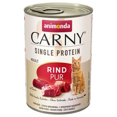 Megapakiet Animonda Carny Single Protein Adult, 24 x 400 g - Indyk