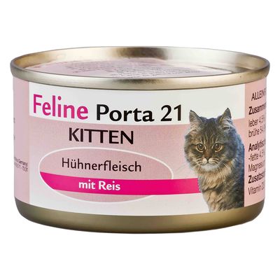 - Feline Porta 21 Kitten Hühnerfleisch mit Reis Feline Porta 21 Kitten Hühnerfleisch mit Reis