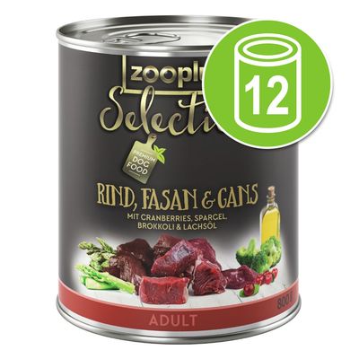12 X 800 G Zooplus Selection Adult Sensitive Kip Rijst Hondenvoer zooplus kopen in de aanbieding