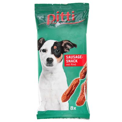 Pitti Sausage Snack Rund Semi Moist 8 Stuks pitti kopen in de aanbieding