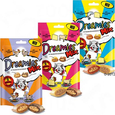 Dreamies Mix – kana ja ankka (60 g)