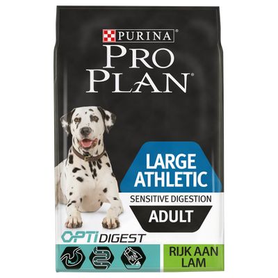 Pro Plan Large Athletic Adult Optidigest Lam Rijst Dubbelpak 2 X 14 Kg pro plan kopen in de aanbieding