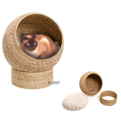 Image of Cueva Karlie Banana Leaf para gatos - diám. 53 cm x 61 cm (Al) 04016598348956