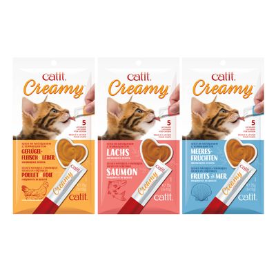 Catit Creamy 5 X 15 G Kip Lever catit kopen in de aanbieding