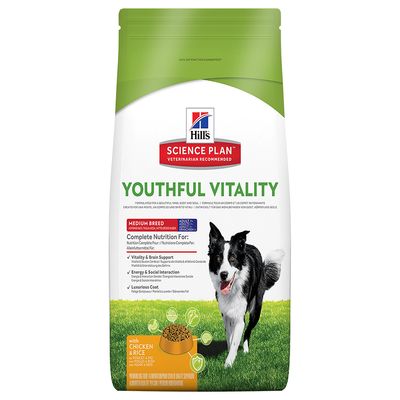 - Hill's Science Plan Canine Adult 7+ Youthful Vitality Medium mit Huhn Hill's Science Plan Canine Adult 7+ Youthful Vitality Medium mit Huhn